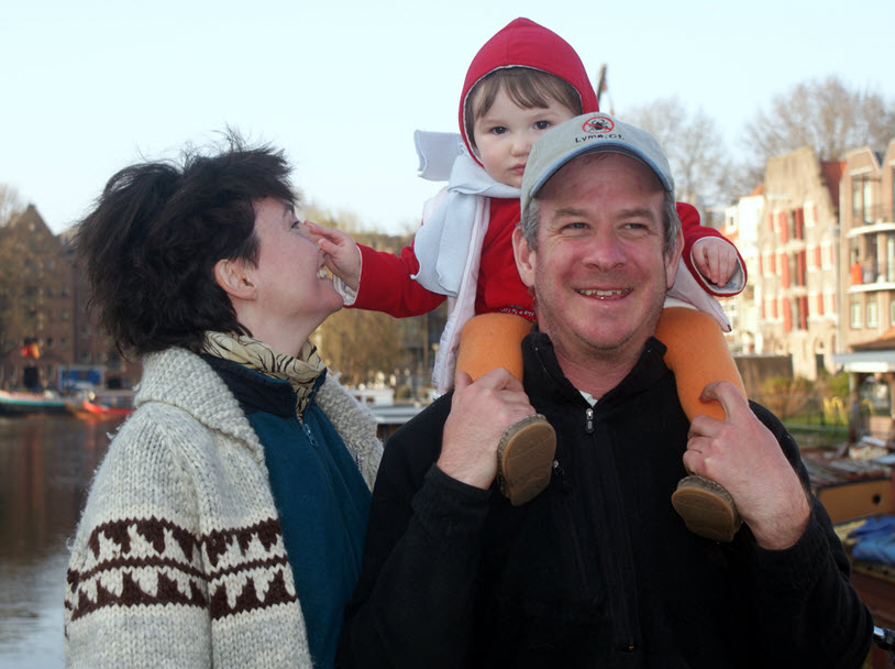 The Smith family: Kerry, Andrew, and Zelma