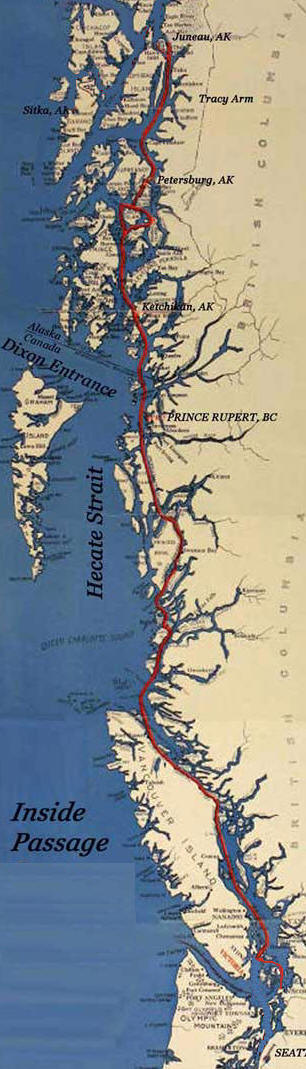 Inside Passage Map