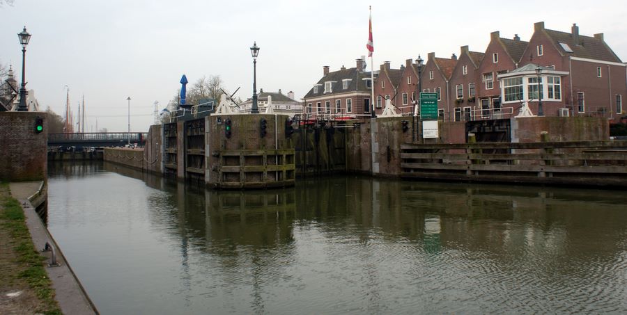 The lock gate at Muiden